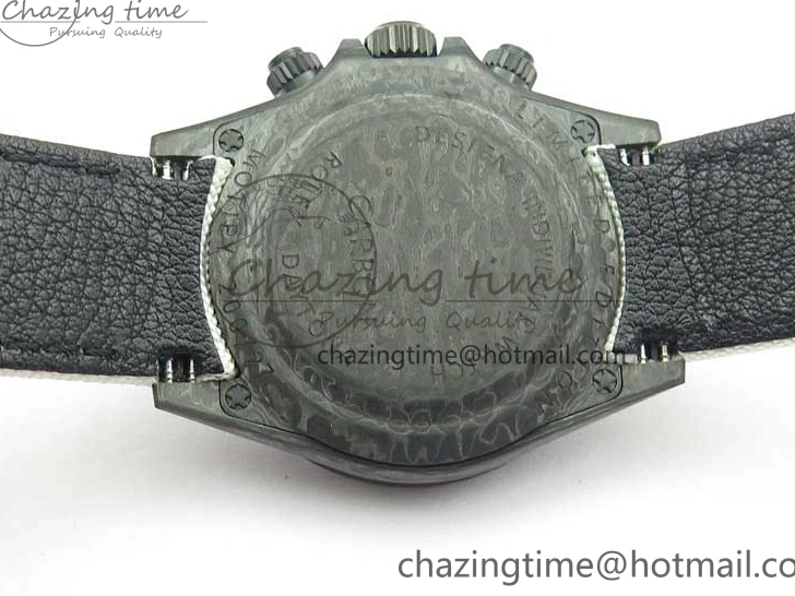 MiroTime 0320 WrinkleFree Daytona DIW Carbon Noob 1:1 Best Edition White Black Dial on Nylon Strap SA 2614